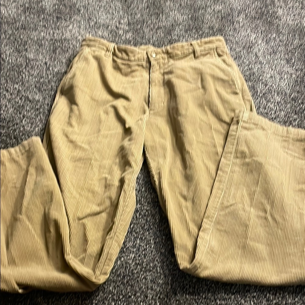 Men's Tan Corduroy Pants